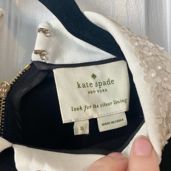 Kate spade sequin collar crepe dress - Picture 6 of 7